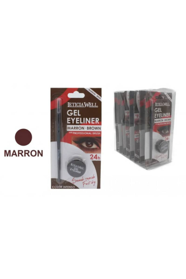 Eye-liner Gel + Pinceau - Marron EYEGELMARRON