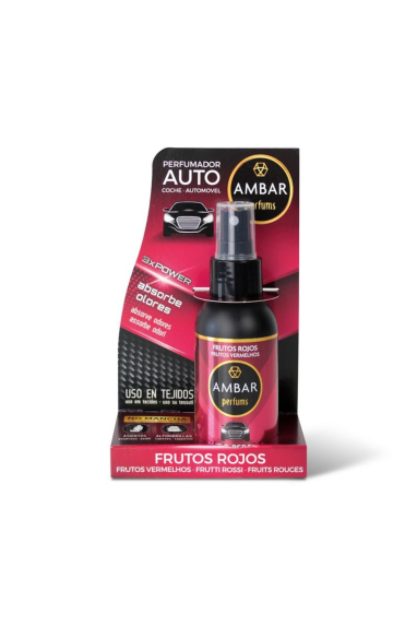 Spray pour voiture Fruits rouges - Ambar SPRAYVFROUGES
