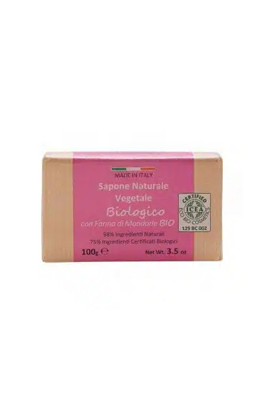 Organic Vegetable Solid Soap - Almond flour